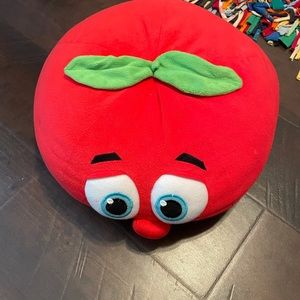 Veggie Tales tomato plush.